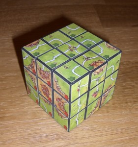 Carcassonne kostka Rubika