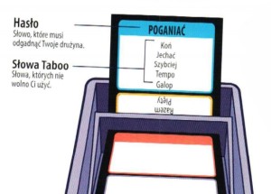 Taboo (Tabu) - przykładowa karta z hasłem
